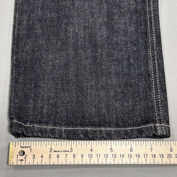 Vintage Tommy Hilfiger Jeans Women’s 4 Black 100% Cotton Y2K Boyfriend Low Rise - Picture 9 of 16